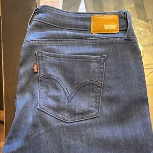 Levi's Blue Denim Leggings